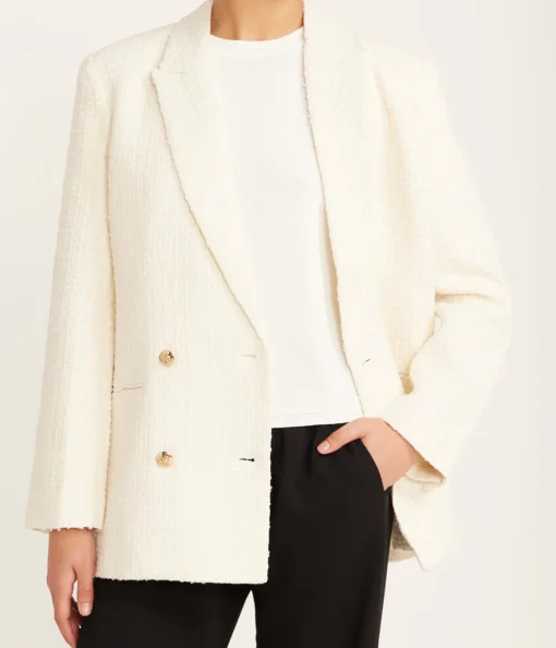 Jasmine Blazer in Ivory