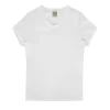 Jill Fitted Baby Tee in White
