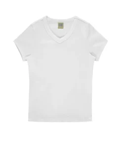 Jill Fitted Baby Tee in White