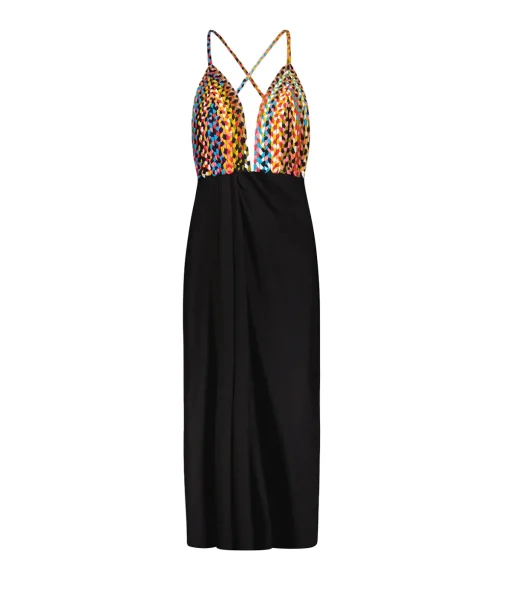 Jutta Two Tone Dress in Multicolour