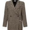 Kaia Blazer in Houndstooth