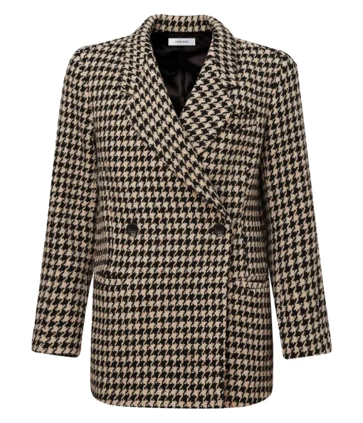 Kaia Blazer in Houndstooth