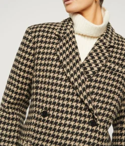 Kaia Blazer in Houndstooth