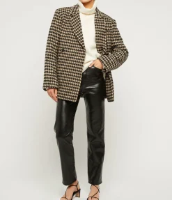 Kaia Blazer in Houndstooth