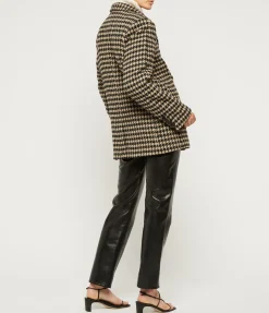 Kaia Blazer in Houndstooth