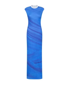 Kent Sleeveless Dress in Ibiza Blue
