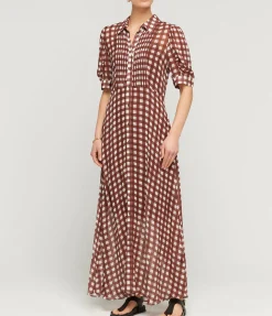 Kitty Shirtdress in Chocolate