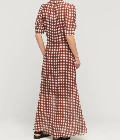Kitty Shirtdress in Chocolate