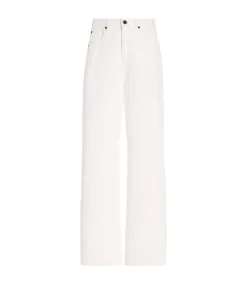 Koko High Rise Straight Jean in White