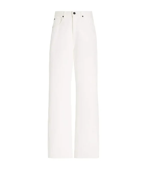 Koko High Rise Straight Jean in White