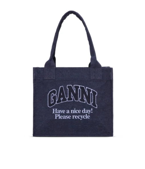 Large Shopper Bag in Denim