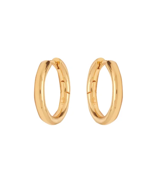 Large Tunnel Hoop in Gold