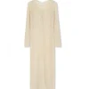 Lattice Knit Dress in Husk