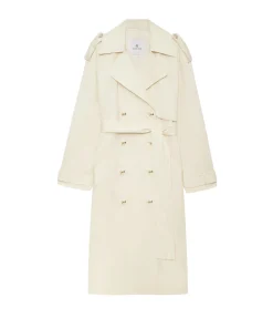 Layton Trench in Cream