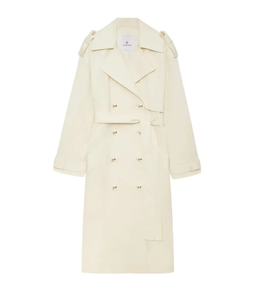 Layton Trench in Cream