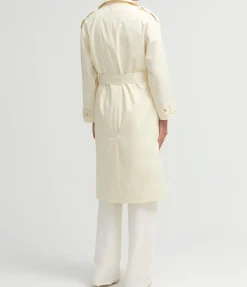 Layton Trench in Cream