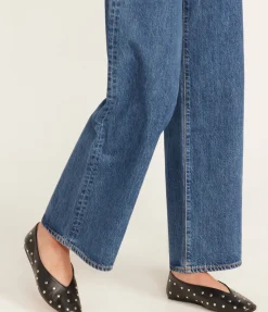 Leather Studded Slippers in Black