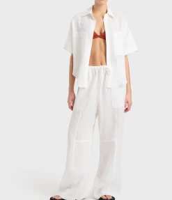 Leiden Relaxed Pant in White