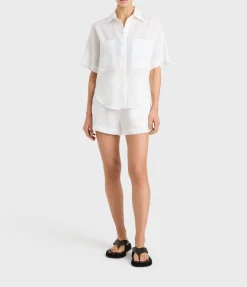Leiden Short Sleeve Shirt in White