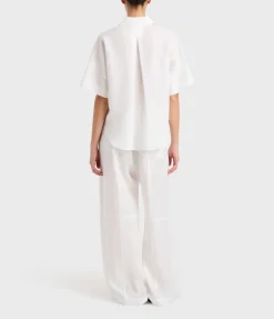Leiden Short Sleeve Shirt in White