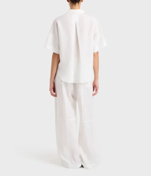 Leiden Short Sleeve Shirt in White
