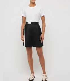 Libertine Belted Waist Short in Midnight