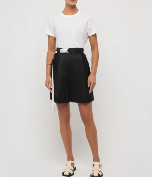 Libertine Belted Waist Short in Midnight