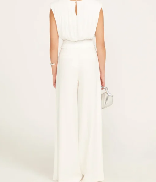 Lilo Pleated Pant in Ivory