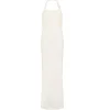 Linen Bias Maxi Dress in Ivory