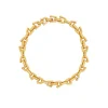 Link Statement Necklace in Gold