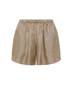 Linka Silk Shorts in Crema Linka