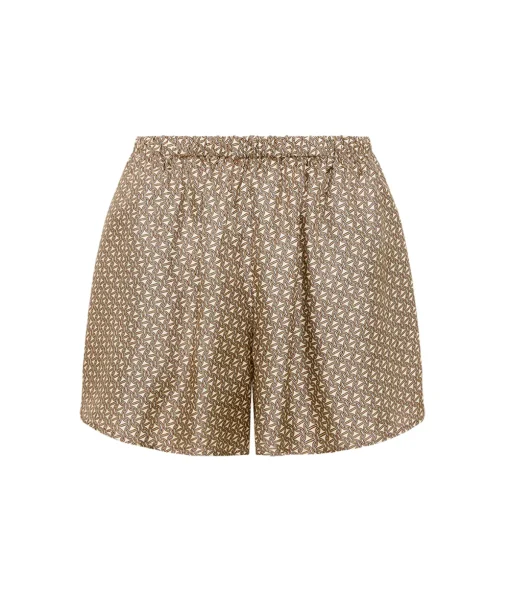 Linka Silk Shorts in Crema Linka