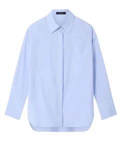 Linter Shirt in Sky