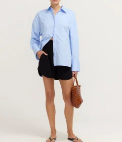 Linter Shirt in Sky