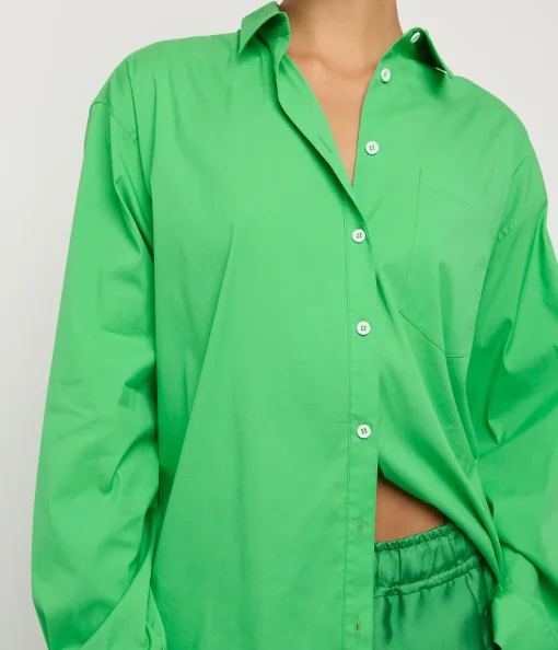 LM Classic LS Shirt in Bottle Green