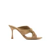 Loop Knotted Heel in Beige