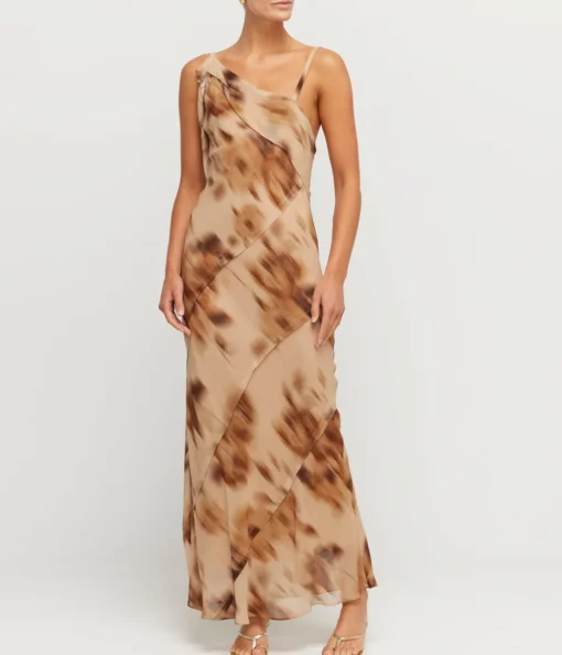 Lori Slip Dress in Hazelnut
