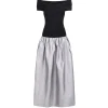 Lorraine Maxi Dress in Silver