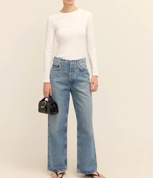 Low Slung Baggy Jean in Libertine