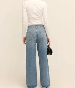Low Slung Baggy Jean in Libertine