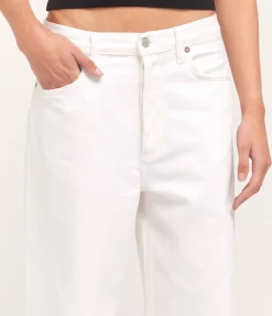 Low Slung Baggy Jean in Milkshake