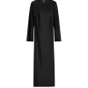 Lowe Long Sleeve Maxi Dress in Black