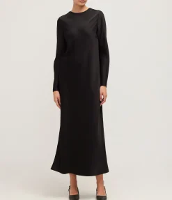 Lowe Long Sleeve Maxi Dress in Black