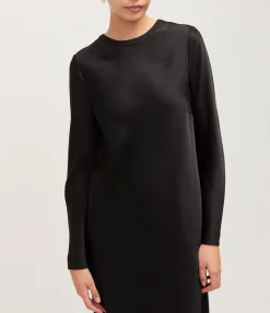 Lowe Long Sleeve Maxi Dress in Black