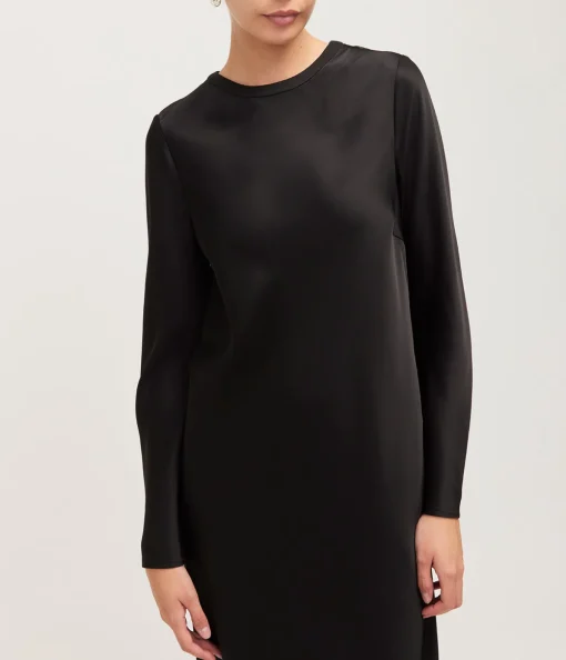 Lowe Long Sleeve Maxi Dress in Black