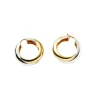 Lucy Williams X Missoma Chunky Entwine Hoop in Two Tone Gold and Silver