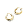Lucy Williams X Missoma Mini Entwine Mixed Metal Hoops