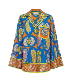 Luis Shirt in Tangerine