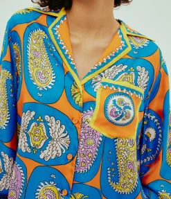 Luis Shirt in Tangerine