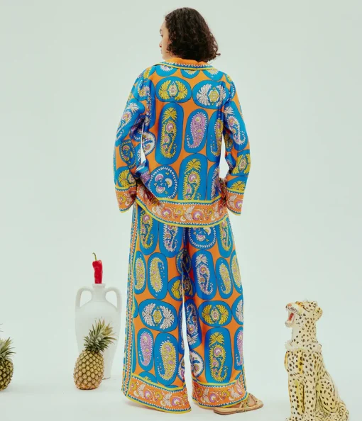Luis Shirt in Tangerine